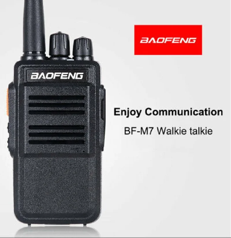 Baofeng Smart BF-M7 Walkie Talkie Long Range 2-Way Radio Portable Ham 10km M7 Outdoor High Power 1-50 Km Handheld Mini
Baofeng Smart BF-M7 Walkie Talkie Long Range 2-Way Radio Portable Ham 10km M7 Outdoor High Power 1-50 Km Handheld Mini