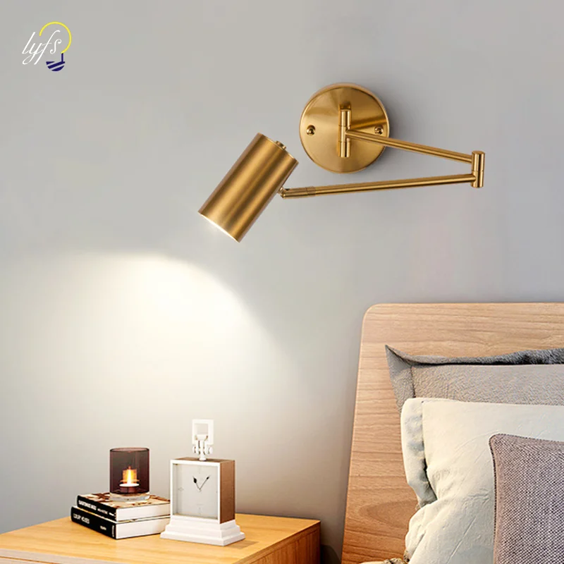 Modern LED Wall Lamp Adjustable Swing Long Arm Bedside Wall-Mounted Lights For Home Indoor Lighting Living Room Decoration
Modern LED Wall Lamp Adjustable Swing Long Arm Bedside Wall-Mounted Lights For Home Indoor Lighting Living Room Decoration