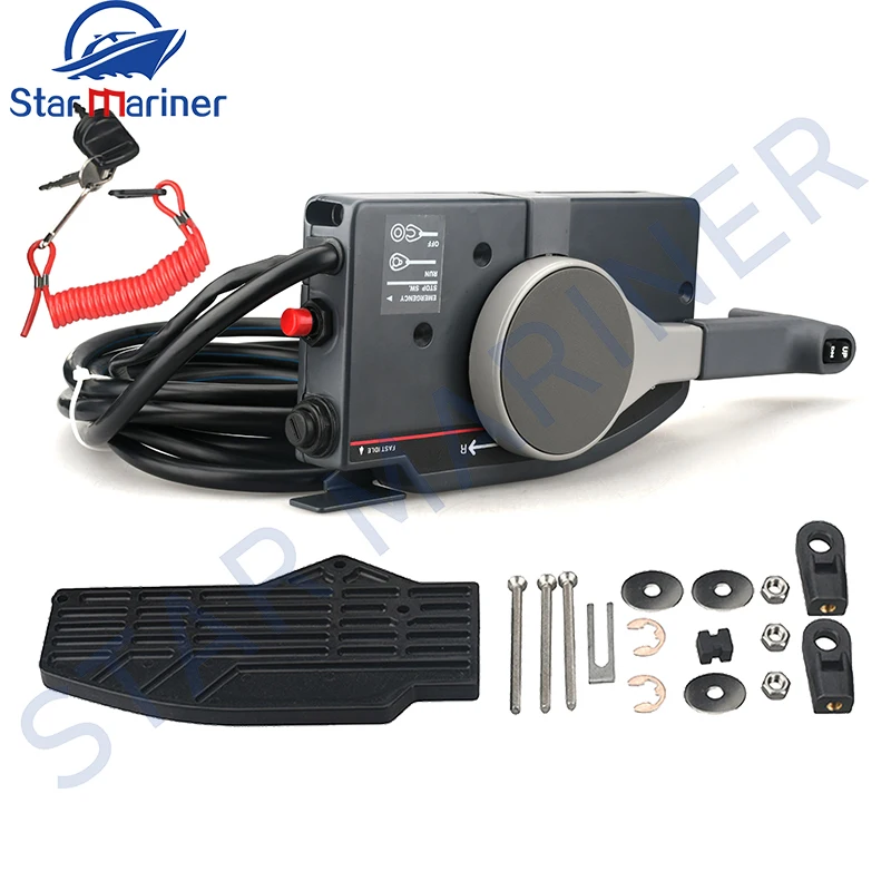 703-48205 Outboard Engine Remote Control Box Assy for YAMAHA Boat engine,10 Pins pull to open 703-48205-16-00 703-48205-20-00
703-48205 Outboard Engine Remote Control Box Assy for YAMAHA Boat engine,10 Pins pull to open 703-48205-16-00 703-48205-20-00