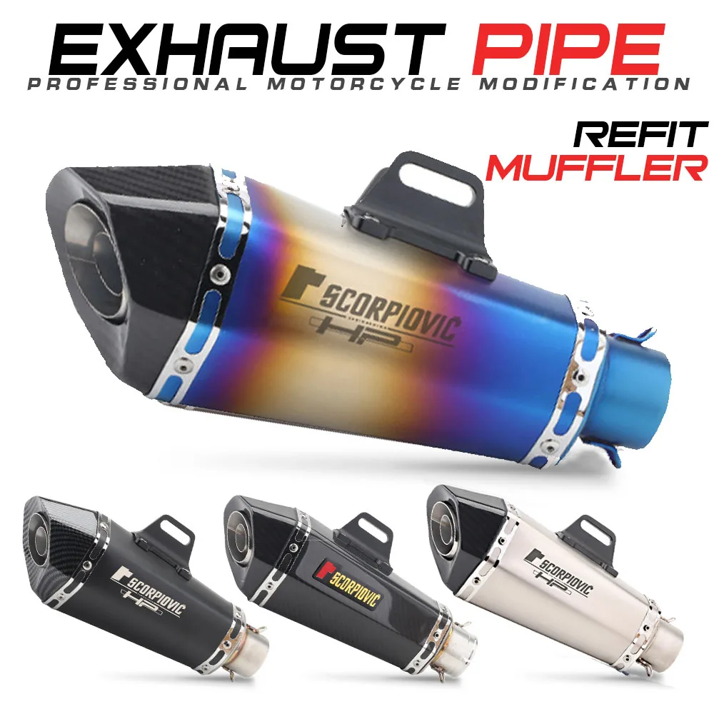 Universal Motorcycle Exhaust Escape Moto Carbon Muffler DB killer For NINJA 400 Z750 Z800 Z900 R3 R1 MT07 MT09 MT10 cbr 500 250
Universal Motorcycle Exhaust Escape Moto Carbon Muffler DB killer For NINJA 400 Z750 Z800 Z900 R3 R1 MT07 MT09 MT10 cbr 500 250