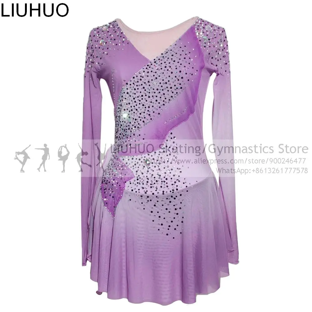 LIUHUO Figure Skating Dress Girls Adult Competition Quality Crystals Jewelry Performance Ice Skating clothing costumes Teens
LIUHUO Figure Skating Dress Girls Adult Competition Quality Crystals Jewelry Performance Ice Skating clothing costumes Teens