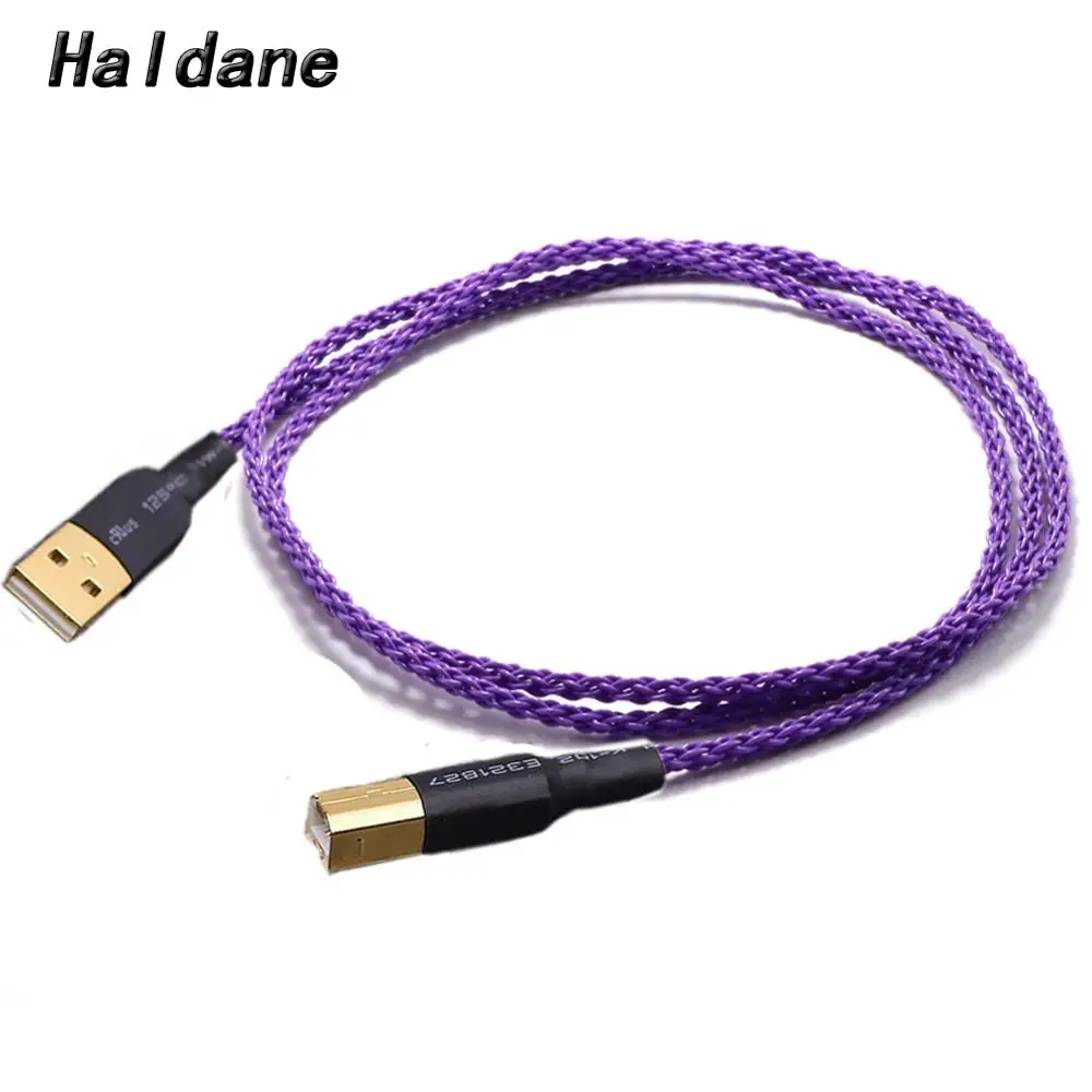 Haldane HIFI USB A B Audio Cable DAC A-B 7N OCC Silver Plated Digital USB 2.0 Type A to B Male Audio Cable DIY
Haldane HIFI USB A B Audio Cable DAC A-B 7N OCC Silver Plated Digital USB 2.0 Type A to B Male Audio Cable DIY