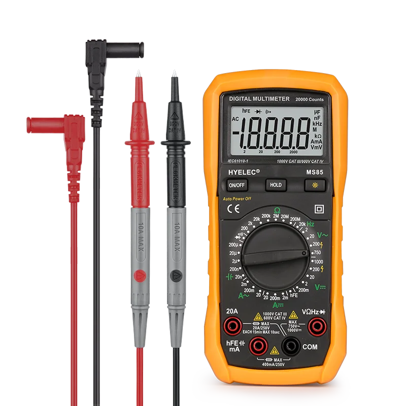 20000 Counts Digital Multimeter PM85 Manual Range Multimeters with AC/DC Voltage Capacitance Frequency Resistance Tester
20000 Counts Digital Multimeter PM85 Manual Range Multimeters with AC/DC Voltage Capacitance Frequency Resistance Tester