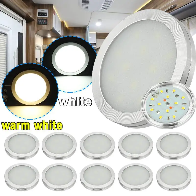 10pcs 12V 2.5W Car Interior LED Car Spot Lights Reading Light For VW T4 T5 for Ford Transit/Peugeot Boxer Camper Van RV Caravan
10pcs 12V 2.5W Car Interior LED Car Spot Lights Reading Light For VW T4 T5 for Ford Transit/Peugeot Boxer Camper Van RV Caravan