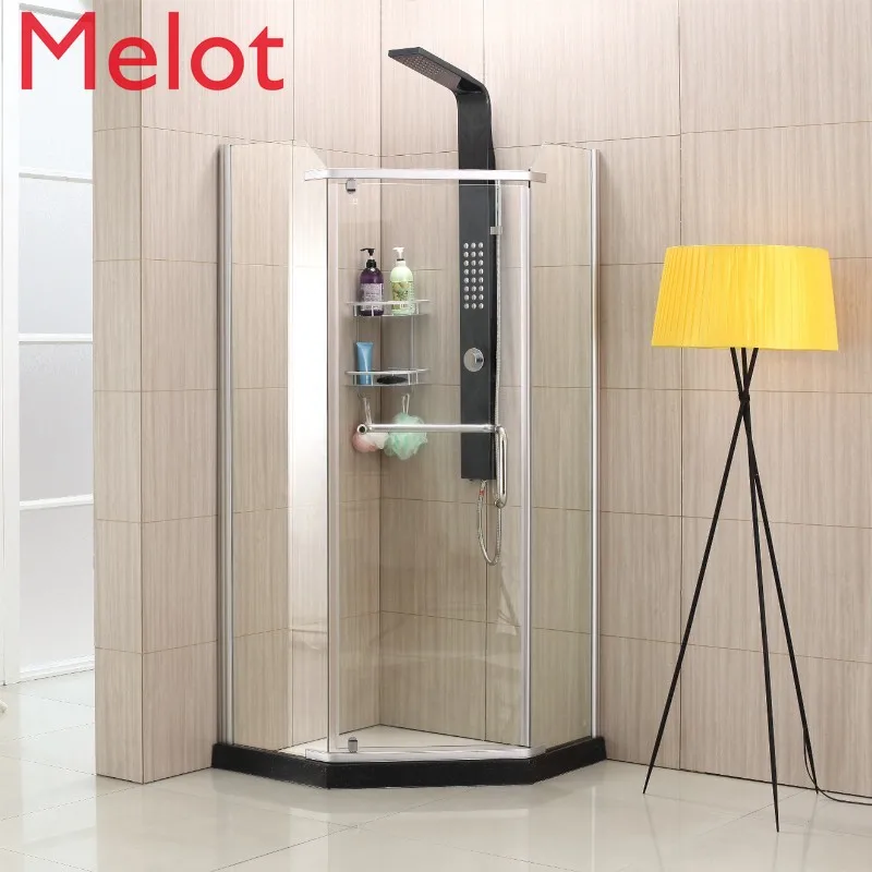 High-End Diamond-Type Simple Shower Room Glass Bathroom Complete Shower Room with Base Tempered Sliding-Glass Door
High-End Diamond-Type Simple Shower Room Glass Bathroom Complete Shower Room with Base Tempered Sliding-Glass Door
