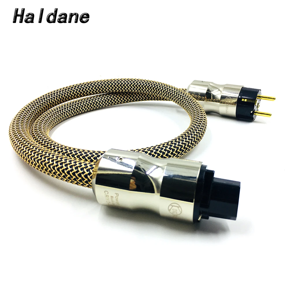 Haldane HIFI Siler Plated SPO12MF Power Cable AC Power Cord with KRELL EU/US Plug Socket Connector AC Cable Line
Haldane HIFI Siler Plated SPO12MF Power Cable AC Power Cord with KRELL EU/US Plug Socket Connector AC Cable Line