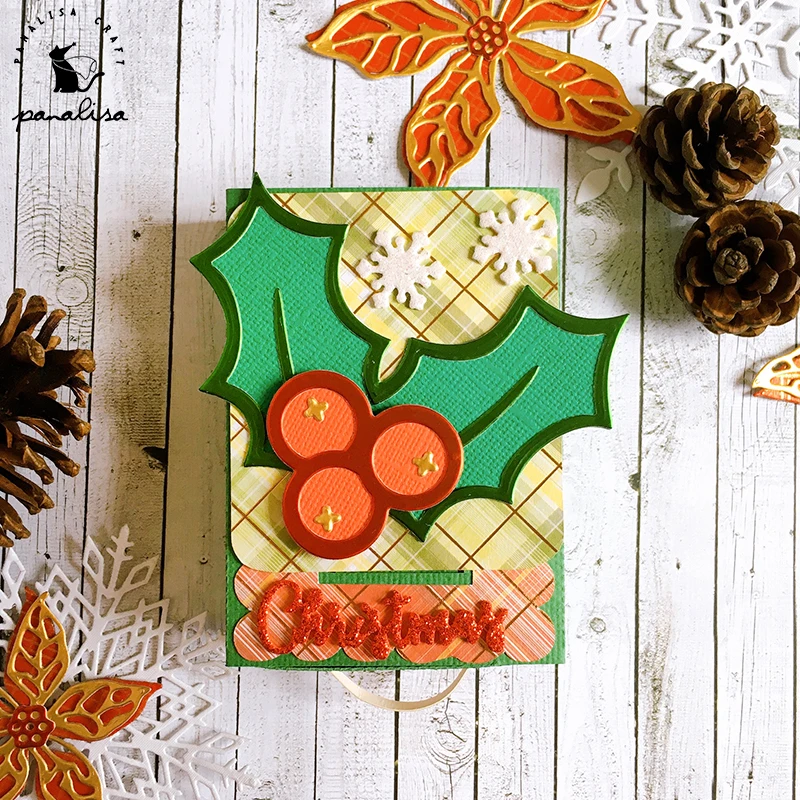 Panalisacraft Christmas holy leaves Metal Cutting Dies Stencils for DIY Scrapbooking album Decorative Embossing DIY Paper Cards
Panalisacraft Christmas holy leaves Metal Cutting Dies Stencils for DIY Scrapbooking album Decorative Embossing DIY Paper Cards