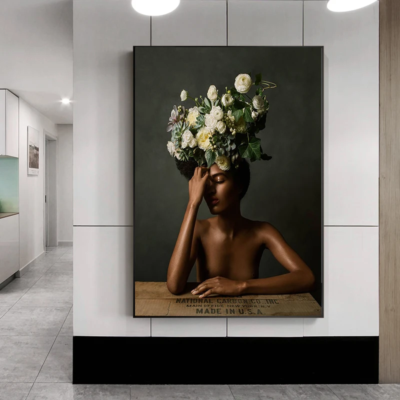 Flower Plant Woman Wall Art Paintings Print On Canvas Posters Modern Girl Abstract Wall Pictures for Living Room Decor
Flower Plant Woman Wall Art Paintings Print On Canvas Posters Modern Girl Abstract Wall Pictures for Living Room Decor