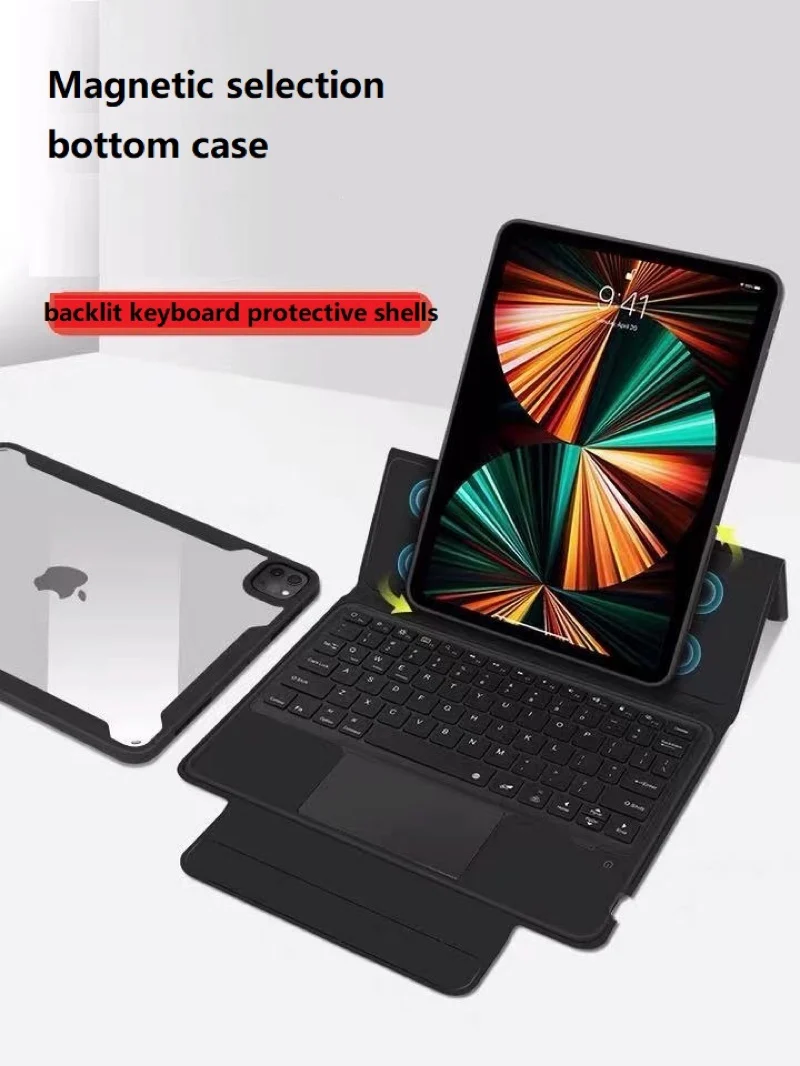 Новинка 2021 г., чехол для iPad Pro11 12,9 дюйма «Все в одном» с Bluetooth клавиатурой, чехол для iPad Air 4 с магнитным разделением и возможностью вращения на 360 ° 
Новинка 2021 г., чехол для iPad Pro11 12,9 дюйма «Все в одном» с Bluetooth клавиатурой, чехол для iPad Air 4 с магнитным разделением и возможностью вращения на 360 °