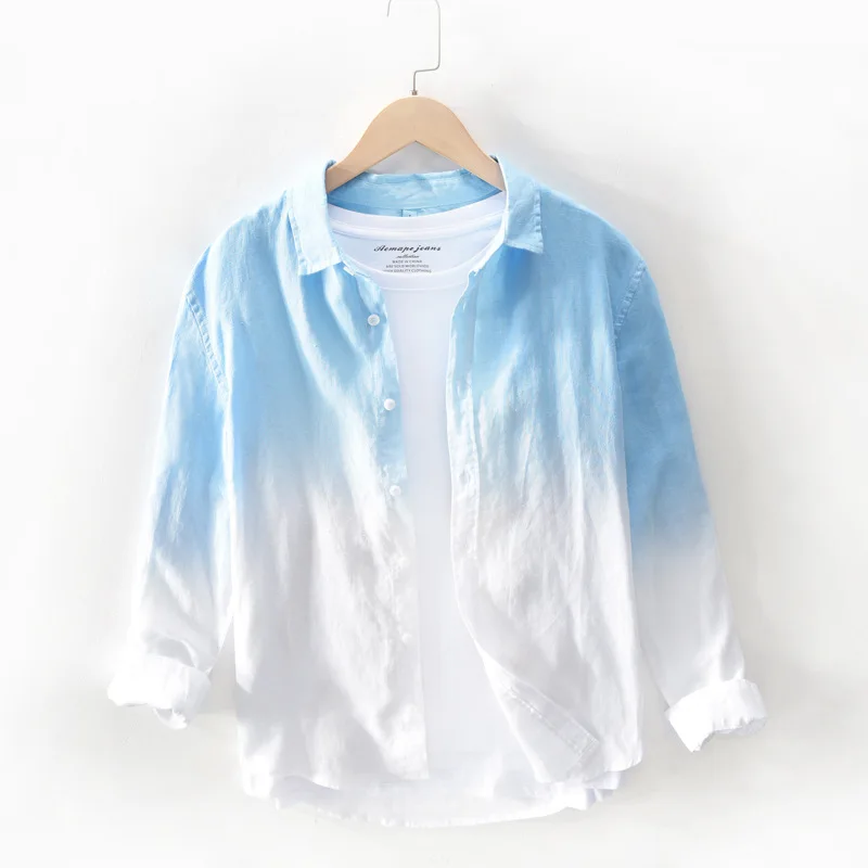 100% Linen Men's Shirts Long Sleeve Slim Fit Fading Dress Shirt Men Quality Social Business Shirts Male Camisa Chemise TS-547
100% Linen Men's Shirts Long Sleeve Slim Fit Fading Dress Shirt Men Quality Social Business Shirts Male Camisa Chemise TS-547