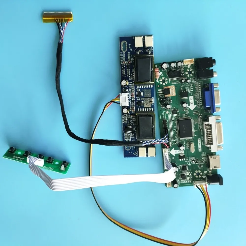 Комплект для MT190AW01 V.5/V.3/V.1 1440x900 HDMI + DVI + VGA ЖК-дисплей аудиодрайвера монитора экран дисплей 30-контактная панель 4 лампы плата контроллера
Комплект для MT190AW01 V.5/V.3/V.1 1440x900 HDMI + DVI + VGA ЖК-дисплей аудиодрайвера монитора экран дисплей 30-контактная панель 4 лампы плата контроллера