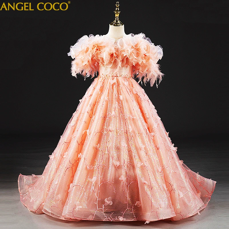 Communion Dress Formal Children's Wedding Party Dress Princess Dress for Girl Kids Prom Ball Gown Birthday Dress robes de soirée
Communion Dress Formal Children's Wedding Party Dress Princess Dress for Girl Kids Prom Ball Gown Birthday Dress robes de soirée