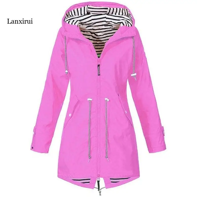 Women Jacket Coat Waterproof Windproof Transition Hooded Jackets Outdoor Hiking Clothes Outerwear Women's Lightweight Raincoat
Women Jacket Coat Waterproof Windproof Transition Hooded Jackets Outdoor Hiking Clothes Outerwear Women's Lightweight Raincoat