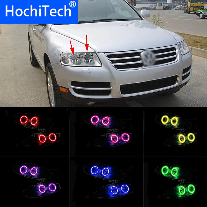 Кольца для фар Volkswagen Touareg 2004-2006, разные цвета, RGB, ангельские демонические глаза
Кольца для фар Volkswagen Touareg 2004-2006, разные цвета, RGB, ангельские демонические глаза