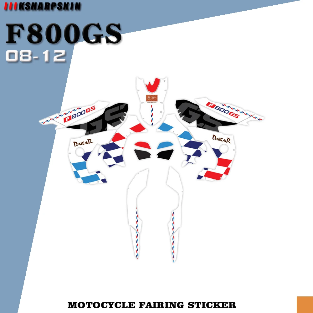 Motorcycle body fairing protective sticker reflective anti-scratch decorative sticker suitable for BMW F800GS 2008-2012
Motorcycle body fairing protective sticker reflective anti-scratch decorative sticker suitable for BMW F800GS 2008-2012