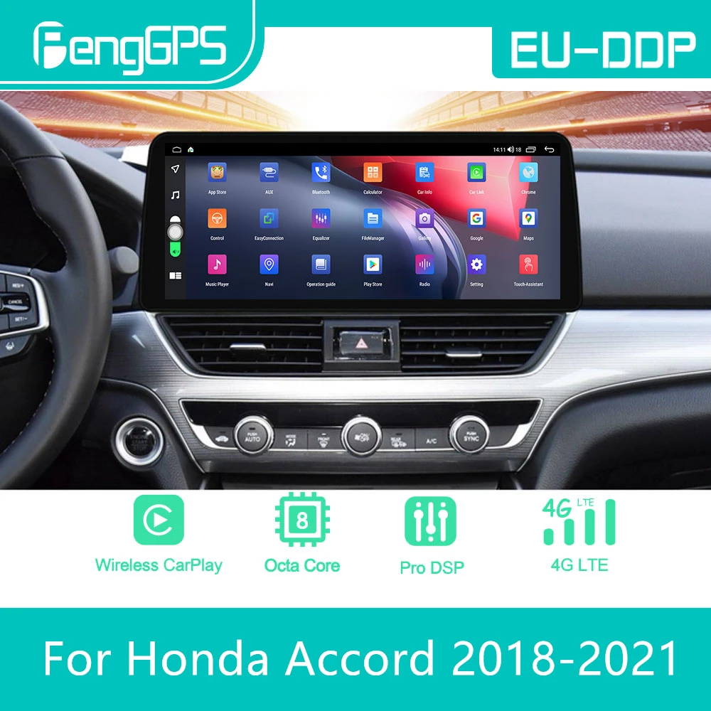 Автомагнитола для Honda Accord 2018, 2019, 2020, 2021, Android, стерео, мультимедийный плеер, 2Din, Авторадио, GPS-навигация, сенсорный экран IPS
Автомагнитола для Honda Accord 2018, 2019, 2020, 2021, Android, стерео, мультимедийный плеер, 2Din, Авторадио, GPS-навигация, сенсорный экран IPS