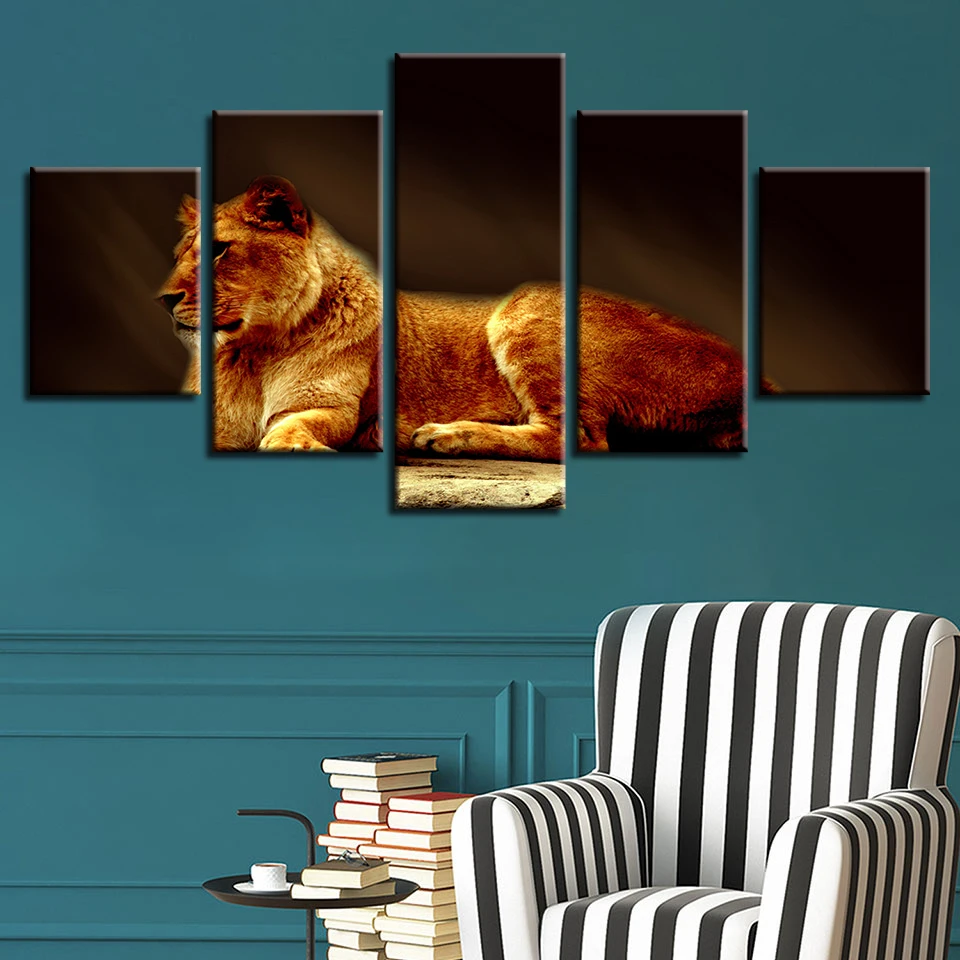 Ferocious Tiger Lying Prone modern Canvas HD Prints Posters Home Decor Wall Art Pictures 5 Pieces Art Paintings No Frame
Ferocious Tiger Lying Prone modern Canvas HD Prints Posters Home Decor Wall Art Pictures 5 Pieces Art Paintings No Frame