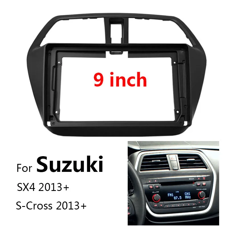 9 дюймовая Автомобильная радиоустановка Fascia Для Suzuki SX4/S-Cross 2013 + авто стерео CD/DVD приборная панель комплект центральной консоли держатель ободок Лицевая панель
9 дюймовая Автомобильная радиоустановка Fascia Для Suzuki SX4/S-Cross 2013 + авто стерео CD/DVD приборная панель комплект центральной консоли держатель ободок Лицевая панель