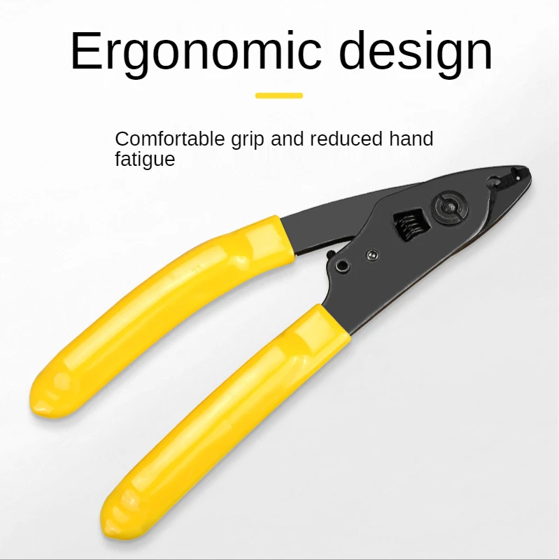 Nomile Pliersv CFS-2 Double-mouth Pliers Optical Wire Stripping Pliers Rubber-covered Wire Optical Cable Coating Fiber Optic
Nomile Pliersv CFS-2 Double-mouth Pliers Optical Wire Stripping Pliers Rubber-covered Wire Optical Cable Coating Fiber Optic