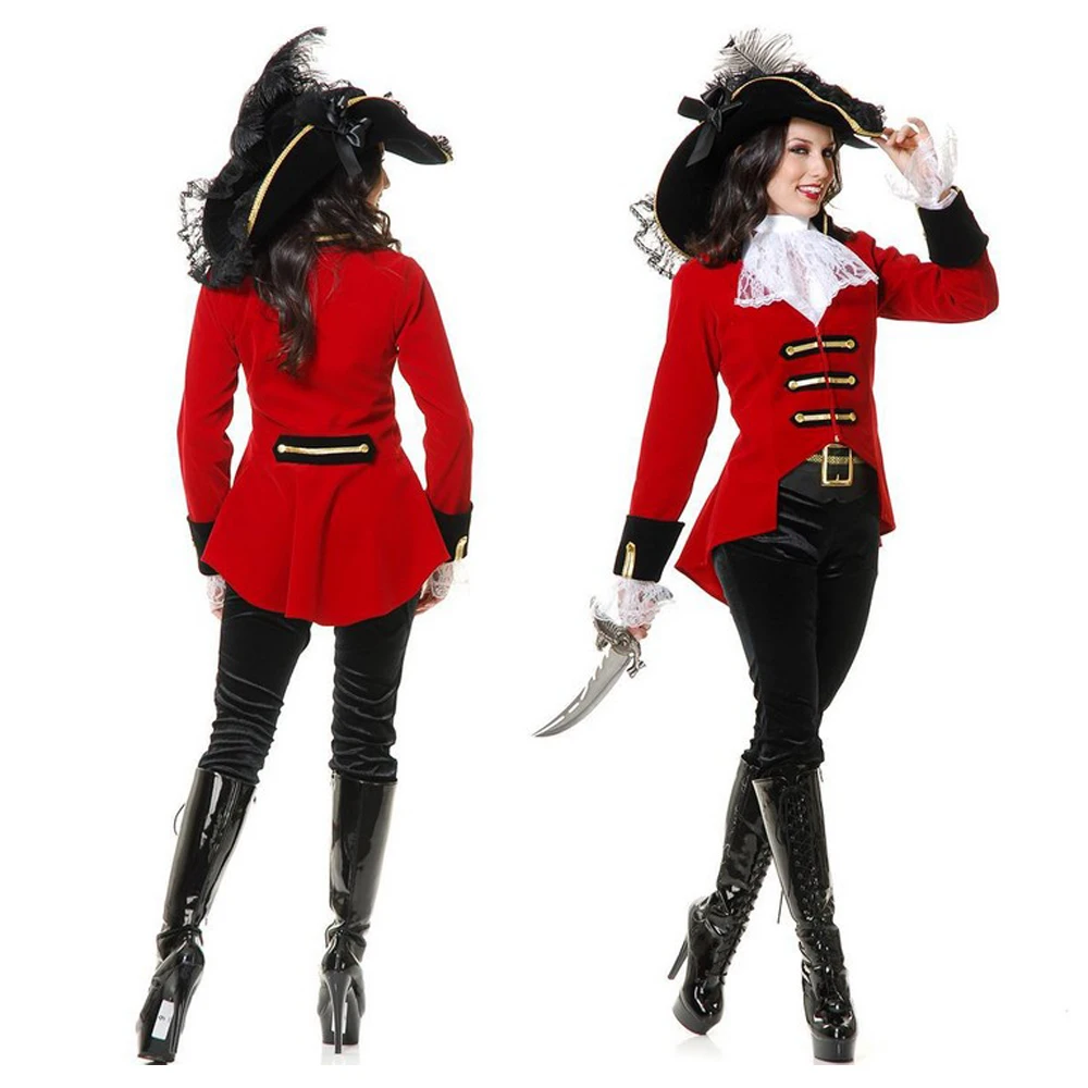 New Sexy Women Pirate Costume Halloween Carnival Fancy Party Dress Adult Pirates Cosplay Costumes
New Sexy Women Pirate Costume Halloween Carnival Fancy Party Dress Adult Pirates Cosplay Costumes