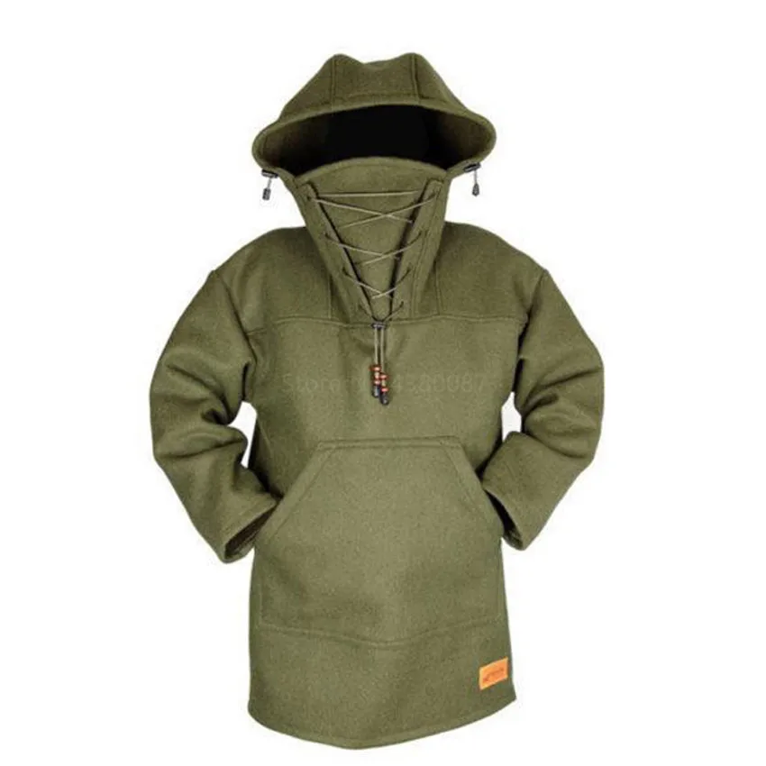 Medieval Clothes Carnival Cosplay Costumes Mid-length Hooded Headgear Casual Woolen Material Sweater Fashion Retro Coat for Men
Medieval Clothes Carnival Cosplay Costumes Mid-length Hooded Headgear Casual Woolen Material Sweater Fashion Retro Coat for Men