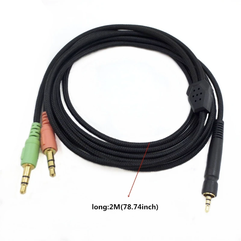 Replacement Cable for Sennheiser- G4ME ONE GAME ZERO 373D GSP 350 / GSP 500 / GSP 600 Headphones(PC Version 2 Meters)
Replacement Cable for Sennheiser- G4ME ONE GAME ZERO 373D GSP 350 / GSP 500 / GSP 600 Headphones(PC Version 2 Meters)