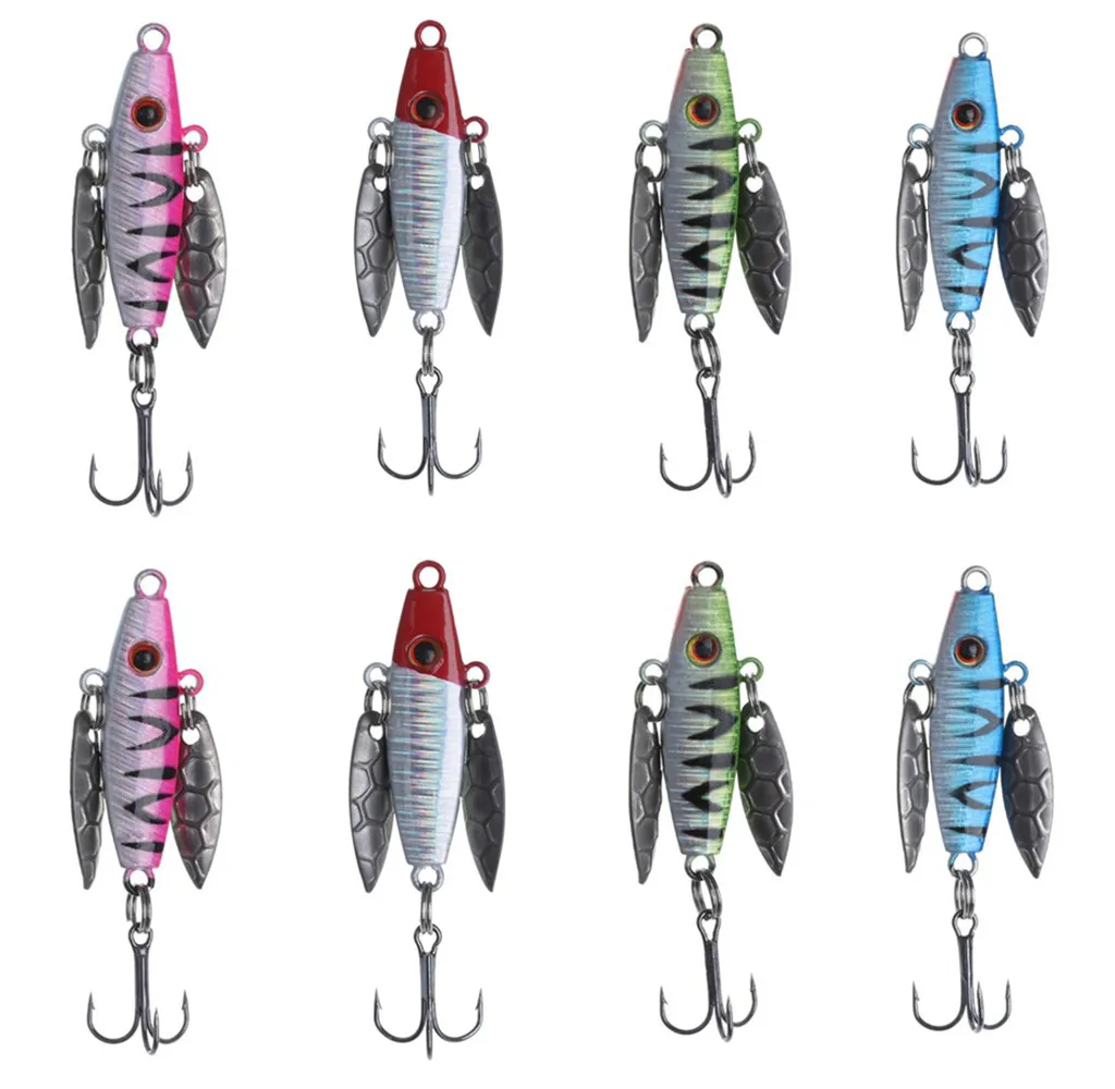10PCS Bass Winter Ice Fishing Lure Spoons 7g/5.2cm Spinner Bait Carp Fishing Tackle Metal Ice fish
10PCS Bass Winter Ice Fishing Lure Spoons 7g/5.2cm Spinner Bait Carp Fishing Tackle Metal Ice fish
