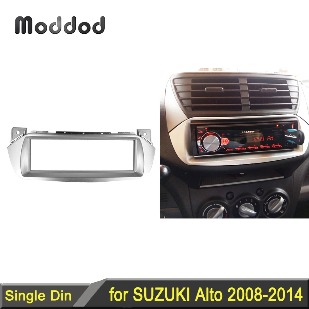 Single 1 Din Fascia for Suzuki Alto Nissan Pixo 2008+ Radio CD Stereo Panel Dash Mounting Installation Trim Kit Frame Bezel
Single 1 Din Fascia for Suzuki Alto Nissan Pixo 2008+ Radio CD Stereo Panel Dash Mounting Installation Trim Kit Frame Bezel