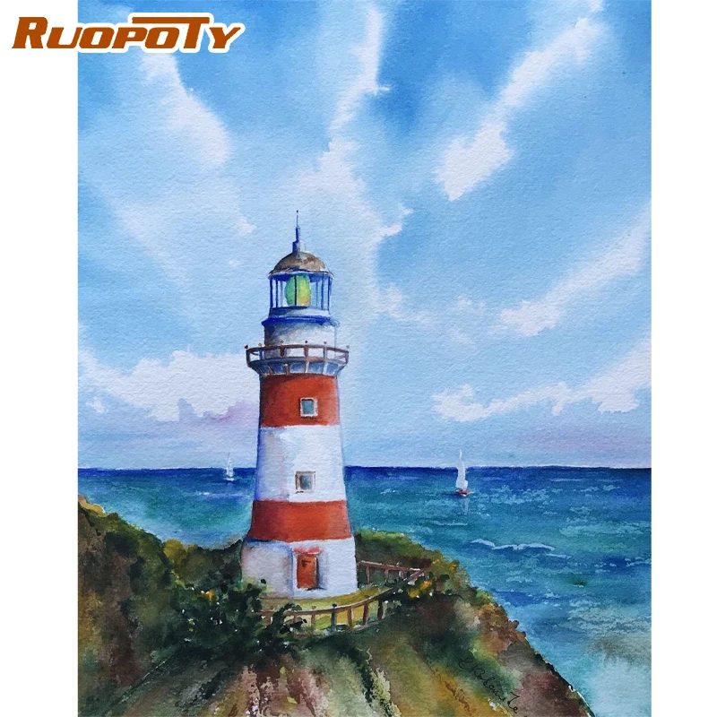 RUOPOTY Frame Picture Paint By Numbers For Adults Lighthouse Picture By Numbers Acrylic Paint On Canvas For Home Decors 60x75cm
RUOPOTY Frame Picture Paint By Numbers For Adults Lighthouse Picture By Numbers Acrylic Paint On Canvas For Home Decors 60x75cm