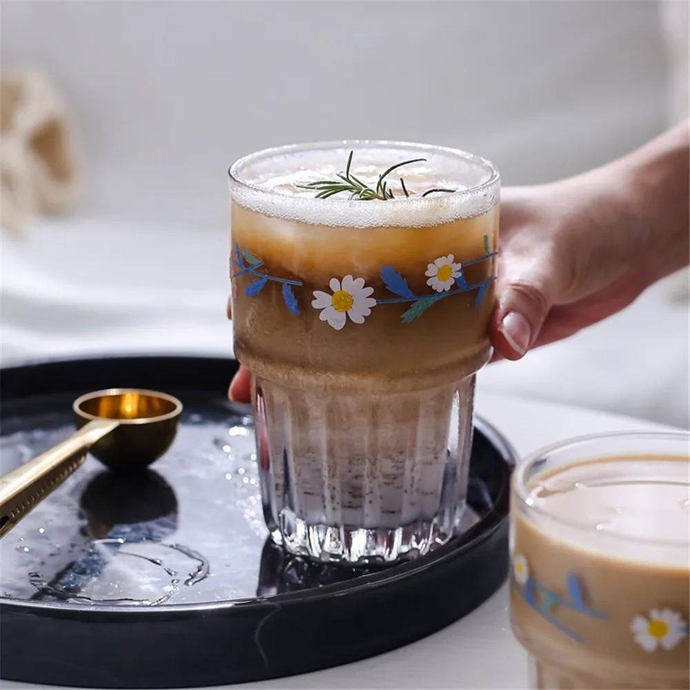 Flower Chic Glass Mug Letter Milk Juice Water Coffee Cup Crystal Transparent Mugs Chic Drinkware Lovers Couple Gifts 300ML 1PC
Flower Chic Glass Mug Letter Milk Juice Water Coffee Cup Crystal Transparent Mugs Chic Drinkware Lovers Couple Gifts 300ML 1PC