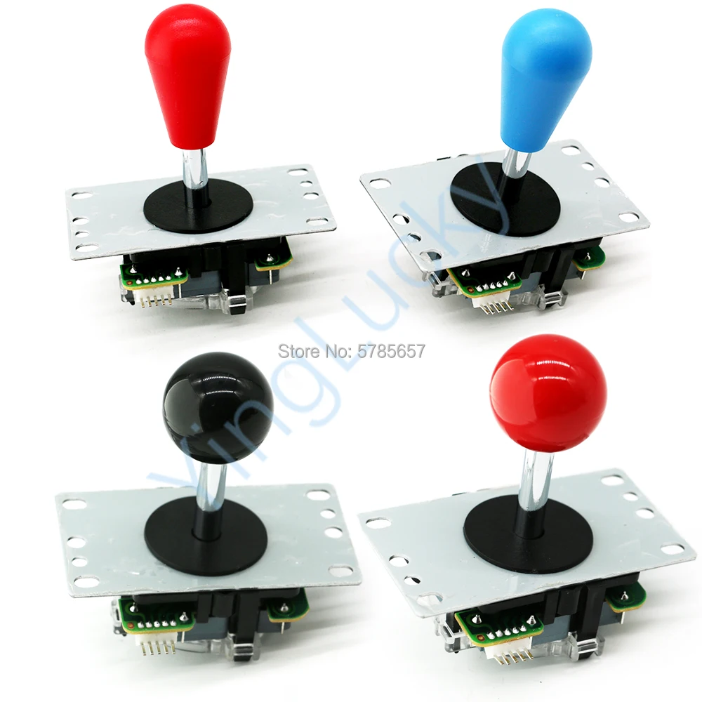 SANWA-Oval Ball Joystick for Arcade Game Console, DIY Arcade Parts, American Style, 5-Pin, 8-Way, PC MAME, 2Pcs
SANWA-Oval Ball Joystick for Arcade Game Console, DIY Arcade Parts, American Style, 5-Pin, 8-Way, PC MAME, 2Pcs