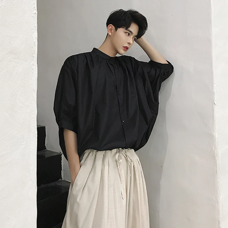 Men's and women's bat sleeve clothing BF style youth loose men's shirt baby shirt summer hairstylist oversize
Men's and women's bat sleeve clothing BF style youth loose men's shirt baby shirt summer hairstylist oversize