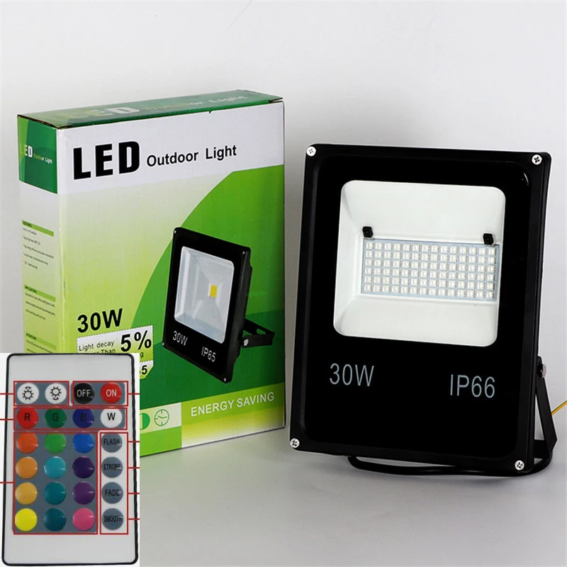 20PCS Led Flood Light Outdoor Spotlight Floodlight IP65 Wall Washer Waterproof RGB 20W 30W 50W Lamp Reflector Garden 220V
20PCS Led Flood Light Outdoor Spotlight Floodlight IP65 Wall Washer Waterproof RGB 20W 30W 50W Lamp Reflector Garden 220V