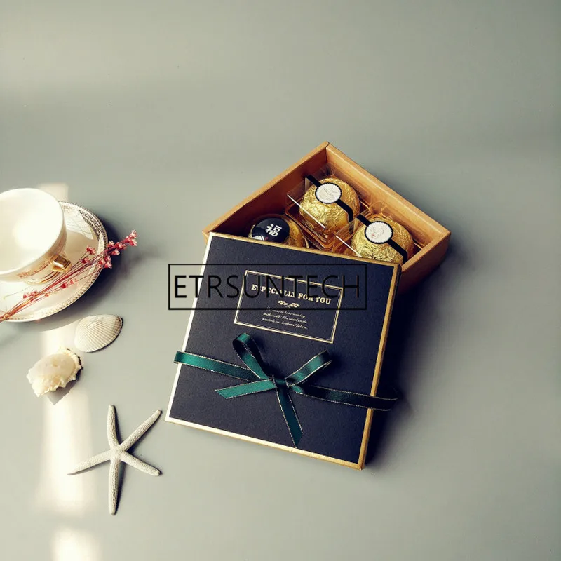 100pcs Black Color Cardboard Gift Boxes Mooncake Cake Nougat Biscuit Box Baking Cookie Package Case
100pcs Black Color Cardboard Gift Boxes Mooncake Cake Nougat Biscuit Box Baking Cookie Package Case
