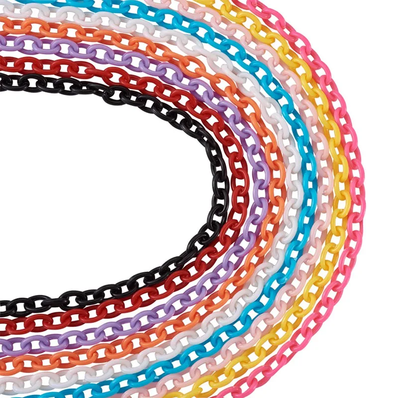 pandahall 9strands ABS Plastic Cable Chains Link Chain Mixed Color for Jewelry Making DIY Bracelet Necklace Accessories 38~39cm
pandahall 9strands ABS Plastic Cable Chains Link Chain Mixed Color for Jewelry Making DIY Bracelet Necklace Accessories 38~39cm