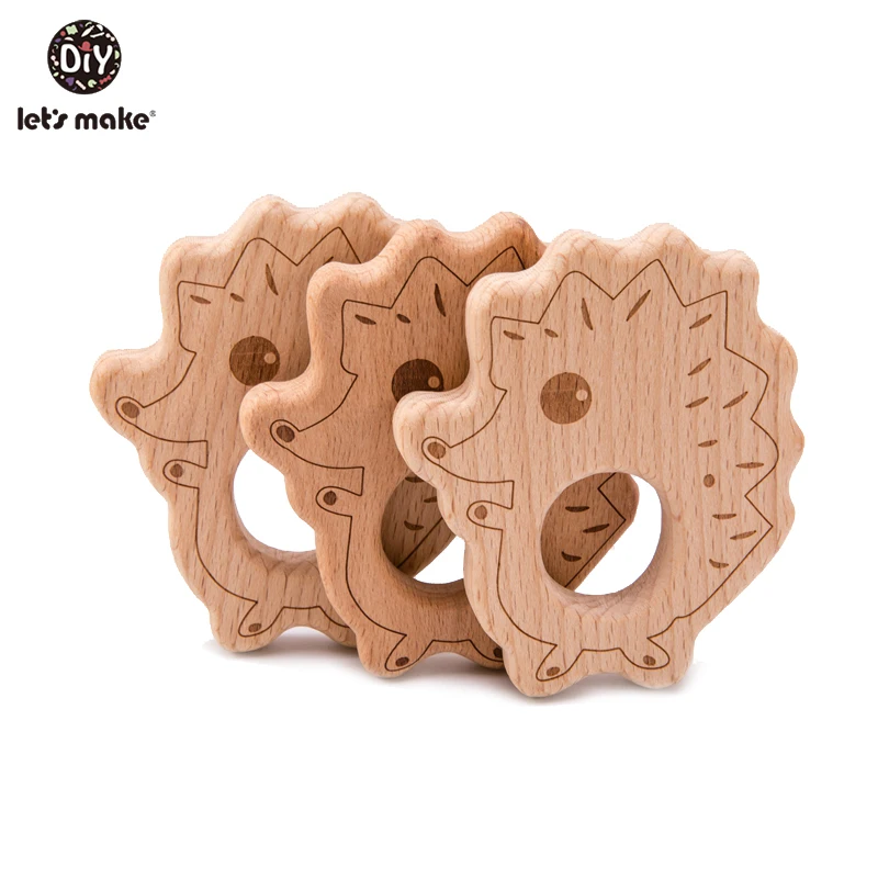 Let's Make Wooden Animal Cartoon Hedgehog 50pcs Baby Wooden Teether Bpa Free For Child Wood Teether Toys
Let's Make Wooden Animal Cartoon Hedgehog 50pcs Baby Wooden Teether Bpa Free For Child Wood Teether Toys