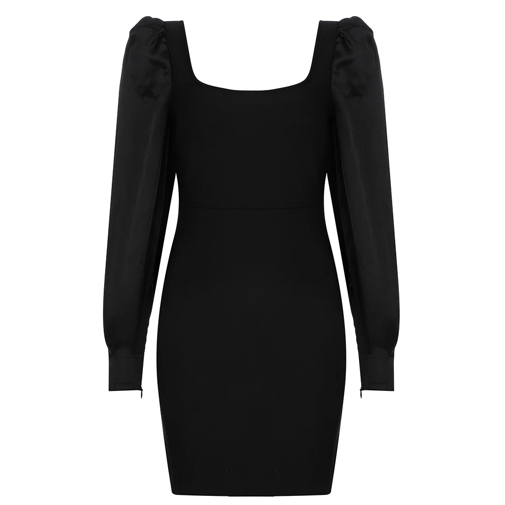 Women Party Sexy Black Ladies Clothes Long Sleeve Summer Bodycon Vintage Dress Bandage Dress Elegant Club Vestidos
Women Party Sexy Black Ladies Clothes Long Sleeve Summer Bodycon Vintage Dress Bandage Dress Elegant Club Vestidos