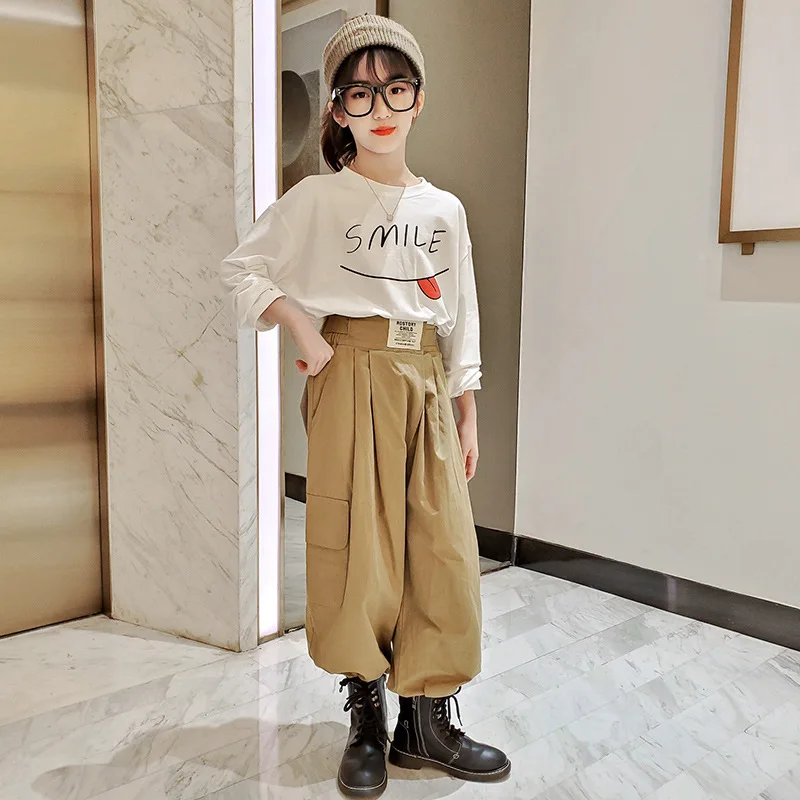 Baby Girl Clothes 4-14 Years Old Children Clothing Autumn Kids Clothing for Girls Letter Jacket Ankle Striped Pants 2-Piece Set
Baby Girl Clothes 4-14 Years Old Children Clothing Autumn Kids Clothing for Girls Letter Jacket Ankle Striped Pants 2-Piece Set