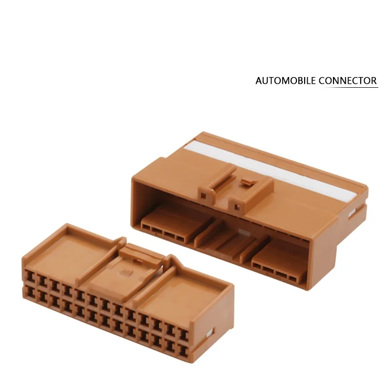 26Pin Audio Wiring Harness Waterproof Electrical Plug Brown Car Female Male Connector With Terminal 936133-3 936098-4
26Pin Audio Wiring Harness Waterproof Electrical Plug Brown Car Female Male Connector With Terminal 936133-3 936098-4