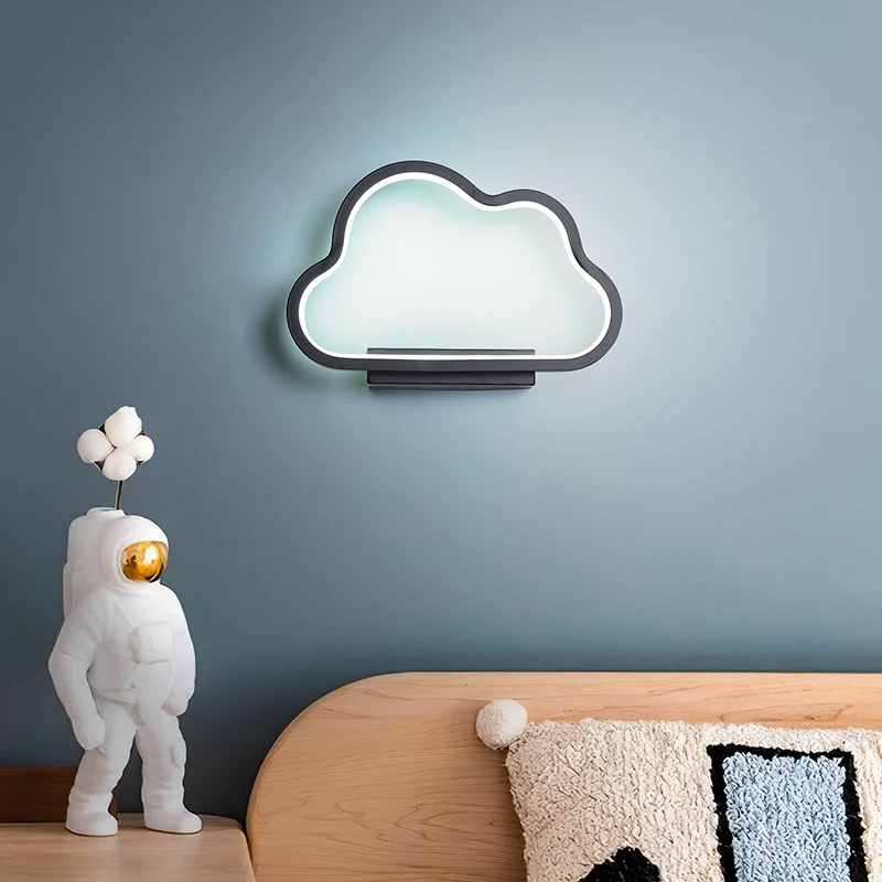 Nordic children's room wall lamp Clouds modeling boy girl bedroom bedside Wall light modern Creativity kid room Wall sconces
Nordic children's room wall lamp Clouds modeling boy girl bedroom bedside Wall light modern Creativity kid room Wall sconces