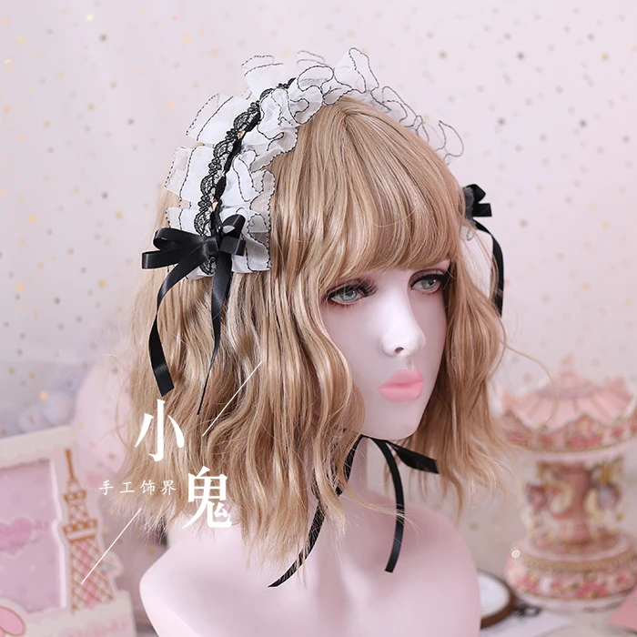 Japanese-style Black Lolita Hair Band Lolita Hair Bands White Lace Headdress KC Hair Accessories Dark KILL Headband
Japanese-style Black Lolita Hair Band Lolita Hair Bands White Lace Headdress KC Hair Accessories Dark KILL Headband