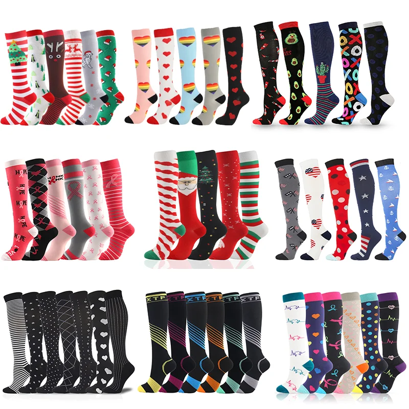 Men's And Women's Compression Stockings Sports Socks Anti-Fatigue And Pain Relief Knee Varicose Compression Stockings Wholesale
Men's And Women's Compression Stockings Sports Socks Anti-Fatigue And Pain Relief Knee Varicose Compression Stockings Wholesale