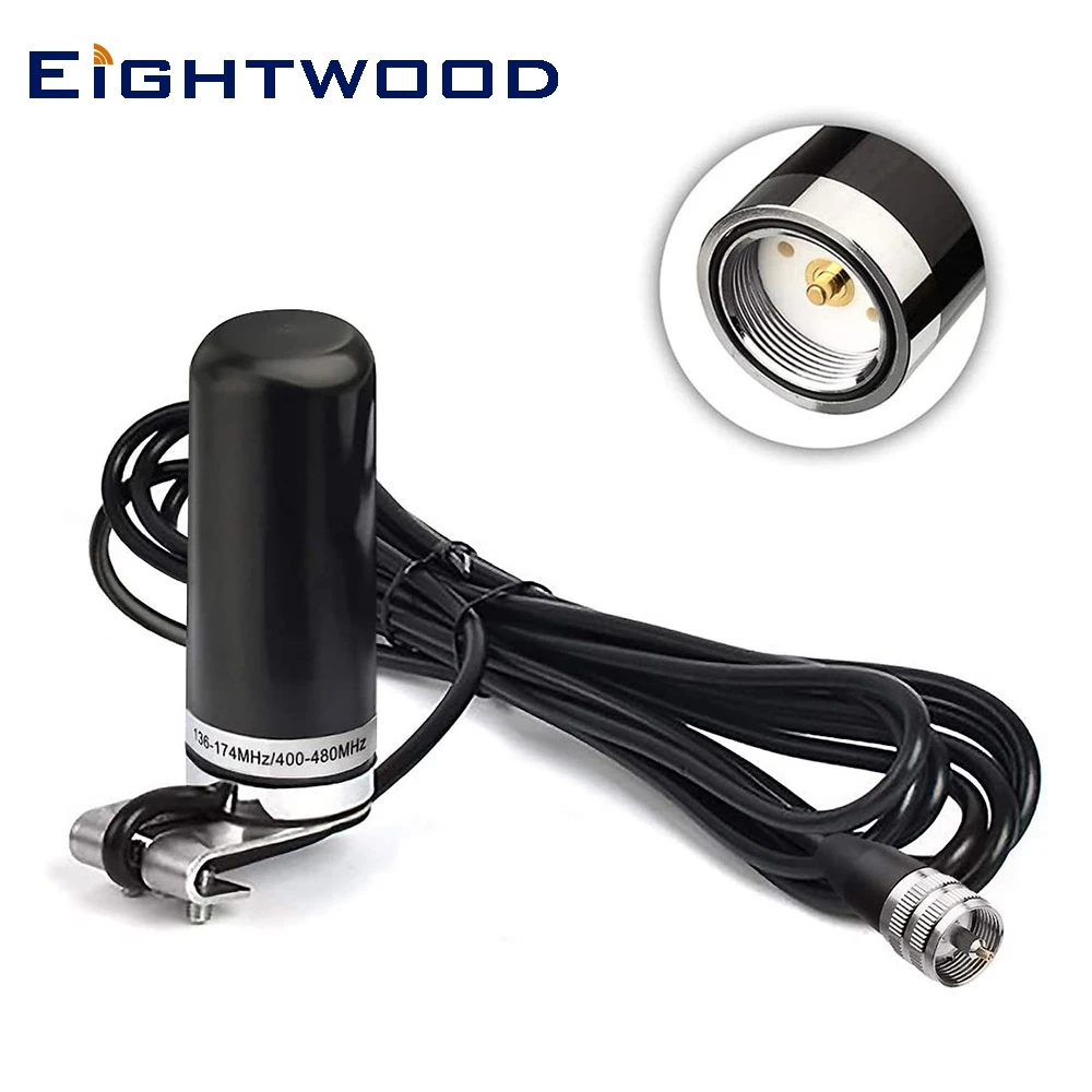 Eightwood Vehicle Ham Radio Mobile Radio VHF UHF Amateur Radio Antenna Car Truck Lip Mount NMO Mount Low Profile Antenna 5m Cabl
Eightwood Vehicle Ham Radio Mobile Radio VHF UHF Amateur Radio Antenna Car Truck Lip Mount NMO Mount Low Profile Antenna 5m Cabl