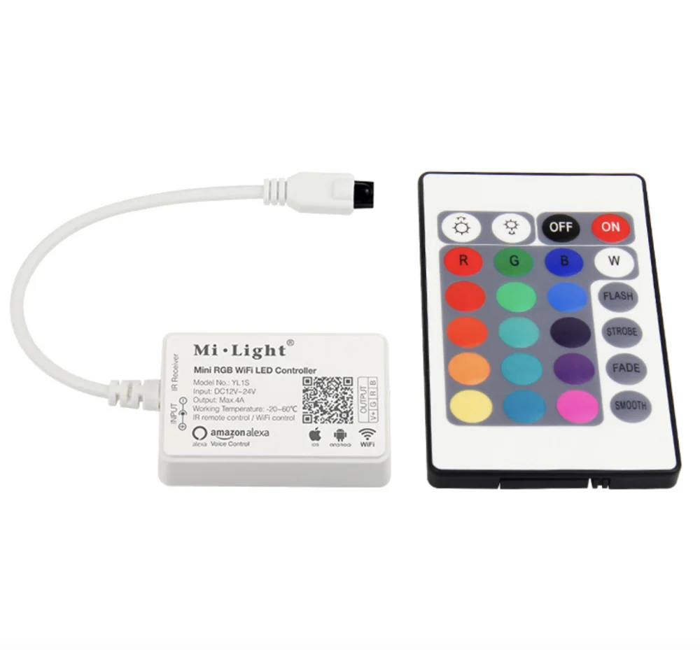 10 Sets a lot, Mini RGB RGBW WIFI LED Controller YL1S for RGB YL2S for RGBW LED Strip Light
10 Sets a lot, Mini RGB RGBW WIFI LED Controller YL1S for RGB YL2S for RGBW LED Strip Light