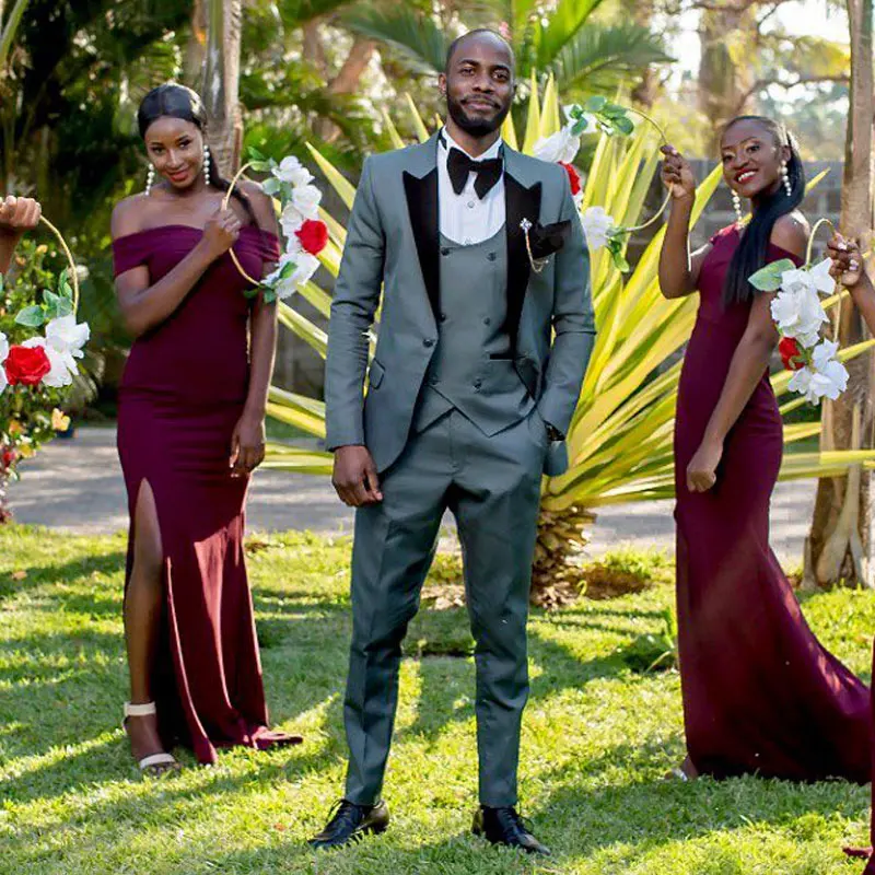 Fashion One Button Men's Suit Peaked Lapel Wedding Blazers Male Tuxedos Slim Fit Groom Wear Prom Jackets Vest And Pants
Fashion One Button Men's Suit Peaked Lapel Wedding Blazers Male Tuxedos Slim Fit Groom Wear Prom Jackets Vest And Pants