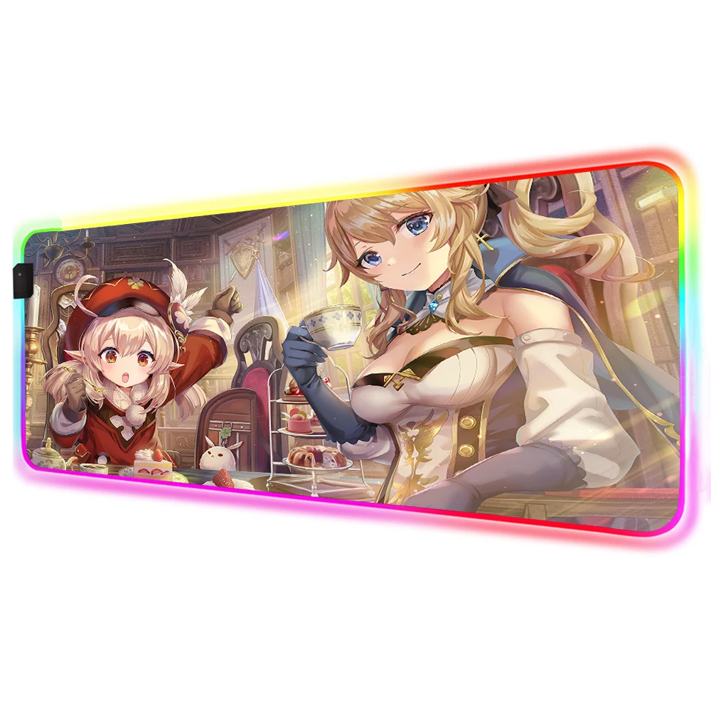 Genshin Impact Gaming Mouse Xxl Laptop Gamer Desk Pad Slipmat RGB Keyboard Pad Desk Pad Game Pad Anime LED Mouse Pad Desk Mat
Genshin Impact Gaming Mouse Xxl Laptop Gamer Desk Pad Slipmat RGB Keyboard Pad Desk Pad Game Pad Anime LED Mouse Pad Desk Mat