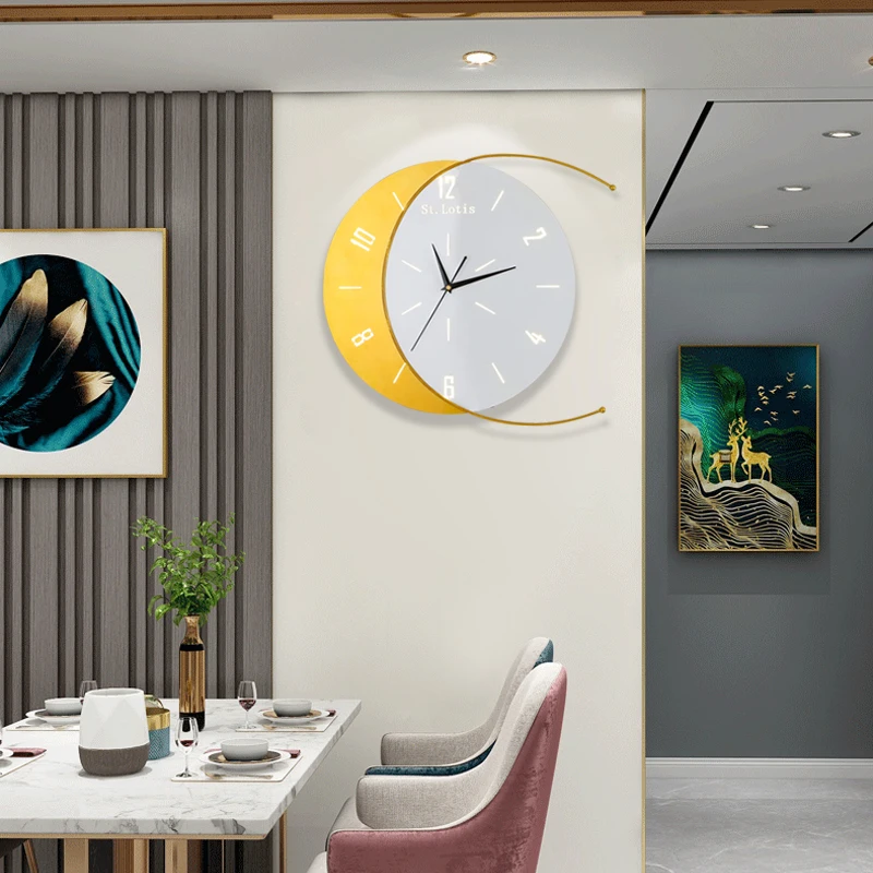Simple and modern home fashion wall watch wall clock living room light luxury personality creative art wall decoration clock
Simple and modern home fashion wall watch wall clock living room light luxury personality creative art wall decoration clock