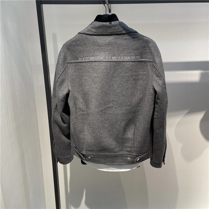 Quality High Wool Blend Jacket Male Slim Fit 2022 Autumn Winter Daily Classic Grey Business Casual Short Coat Mens Jackets New
Quality High Wool Blend Jacket Male Slim Fit 2022 Autumn Winter Daily Classic Grey Business Casual Short Coat Mens Jackets New