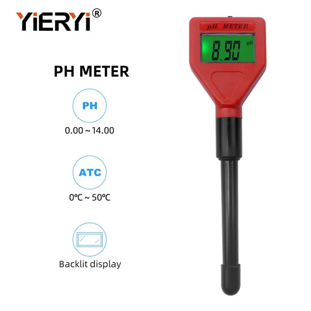 yieryi soil pH Meter Acidimeter Tester Experiment Measuring Water Quality Analyzer with Backlight for aquarium pool water
yieryi soil pH Meter Acidimeter Tester Experiment Measuring Water Quality Analyzer with Backlight for aquarium pool water
