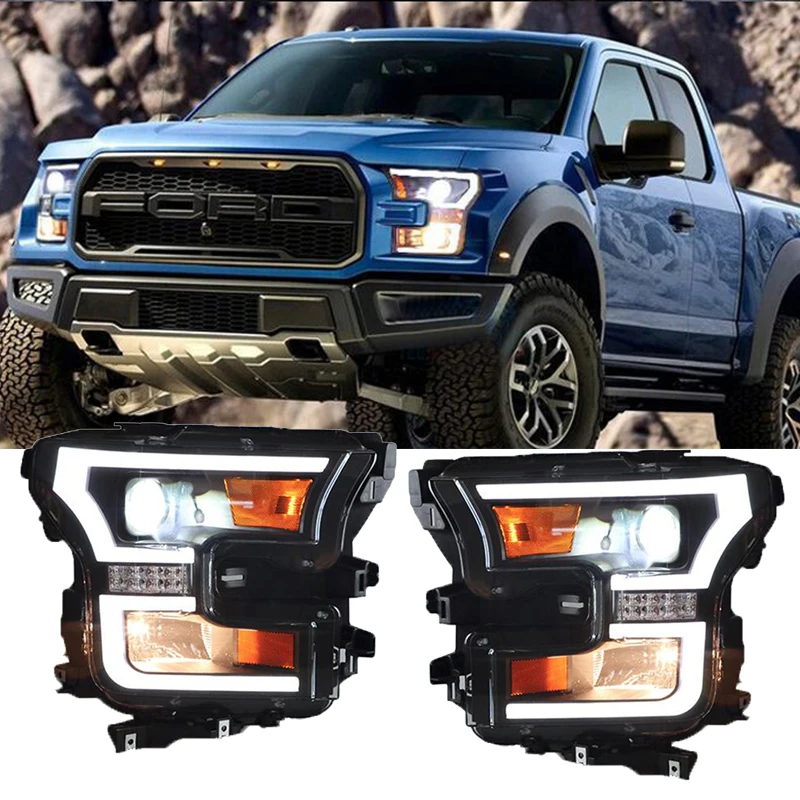 Car Styling for Ford Raptor F150 Headlights 2016-2018 LED Headlight DRL Lens Double Beam Bi-Xenon HID
Car Styling for Ford Raptor F150 Headlights 2016-2018 LED Headlight DRL Lens Double Beam Bi-Xenon HID